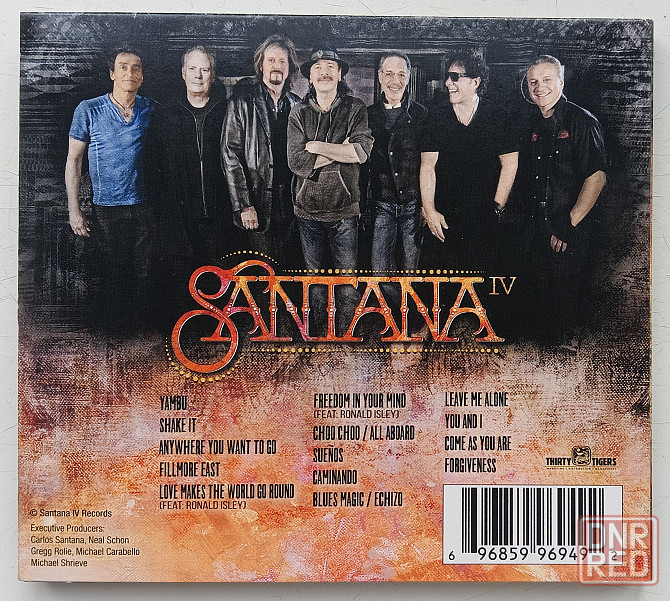 Фирменный CD: Santana (2016) IV Макеевка - изображение 3