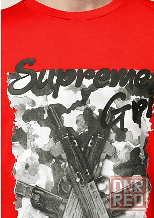 футболка supreme XL новая Донецк - изображение 1