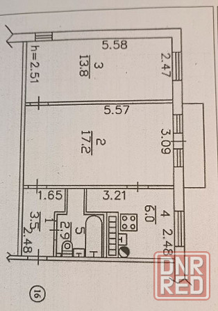 Продам 2х комн. квартиру в Кировском районе Донецк - изображение 12