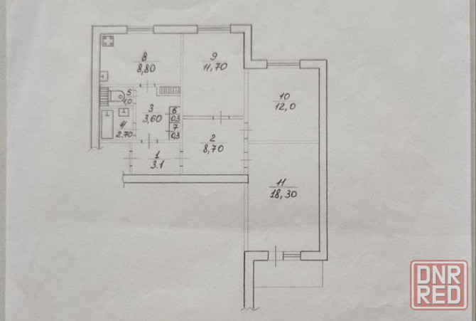 Продам! 3 х комнатная квартира 72 кв.м Донецк, Ленинский район, Боссе. Донецк - изображение 10
