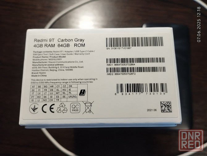 Смарт Xiaomi Redmi 9T 4/64 Nfc комплект полный Донецк - изображение 3