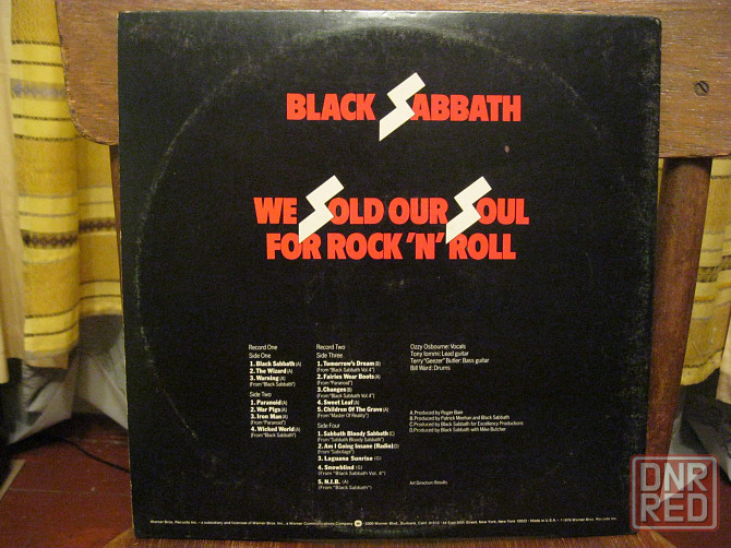 black sabbath - we sold our soul for rock 'n' roll , 1976 , 2 lp, u.s.a. Донецк - изображение 2