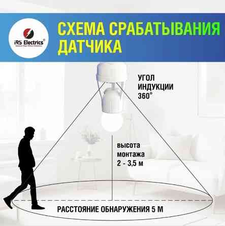 Патрон с инфракрасным датчиком движения Донецк