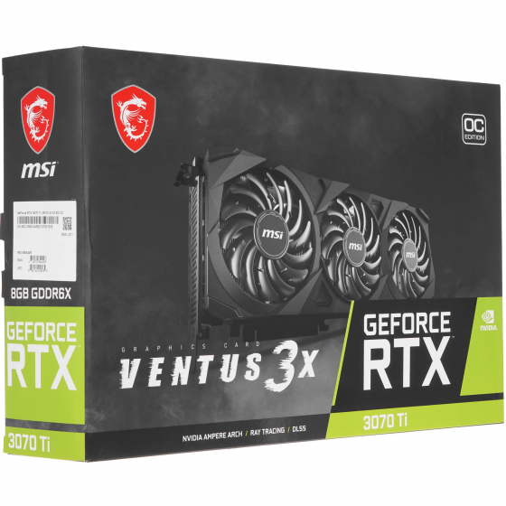 Видеокарта MSI RTX 3070 Ti VENTUS 3X 8GB PCIe 4.0 GDDR6X Донецк
