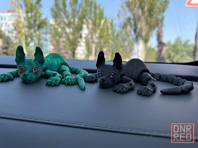 Подвижный Кот Сфинкс, Игрушка антистресс, 3д игрушка подвижная Донецк - изображение 1