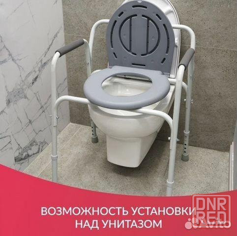 ивалидная коляска с туалетом и без туалета обычная складная и стул туалет за 4т р есть нов не дорог Донецк - изображение 7