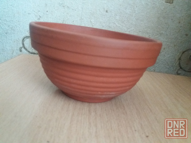 Продам низкий керамический горшок для цветов Донецк - изображение 5