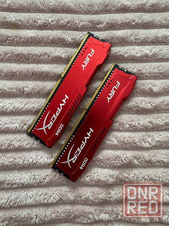Оперативная память HyperX Fury Red 2400 МГц, 16 гб Донецк - изображение 1