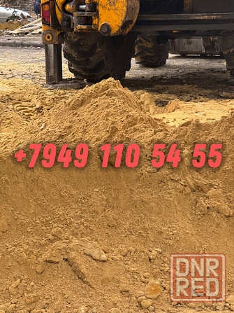 Песок отсыпочный, строительный, для бетона с доставкой от 1 до 34 тонн Моспино Гришки Горбачево Донецк - изображение 1