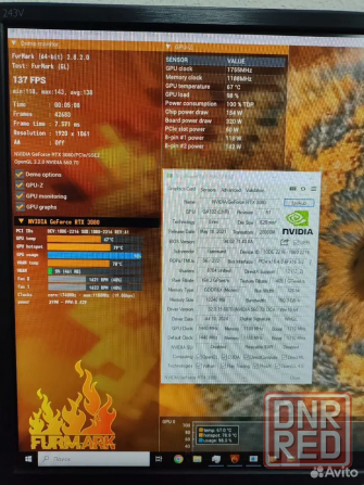 Видеокарта RTX 3080 Gainward Phoenix 10Gb Донецк - изображение 4