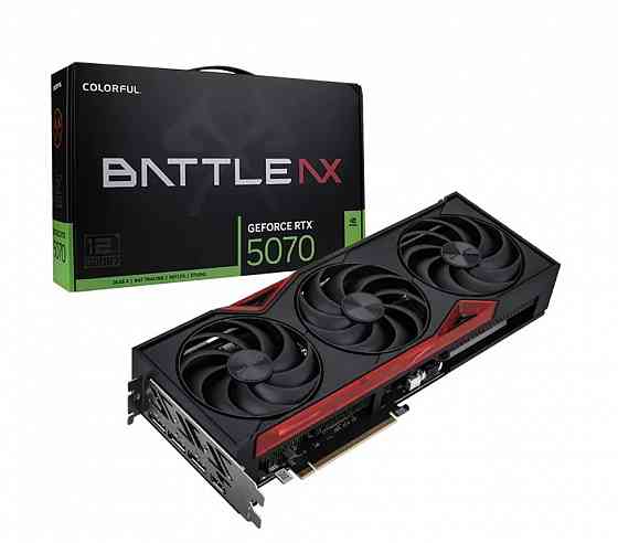 Видеокарта NVIDIA GeForce RTX 5070 (12GB GDDR7) Colorful BattleAX Донецк