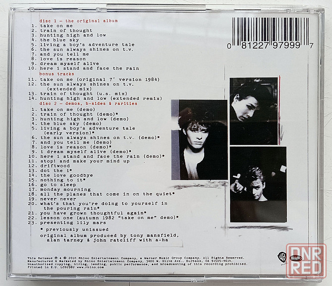 Компакт диск (аудио CD): A-Ha (1986) Scoundrel Days Макеевка - изображение 4