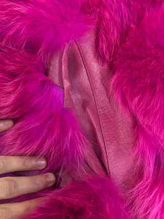 Длинная меховая жилетка 95см Донецк