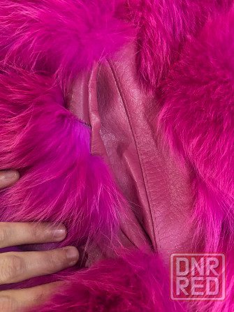 Длинная меховая жилетка 95см Донецк - изображение 5