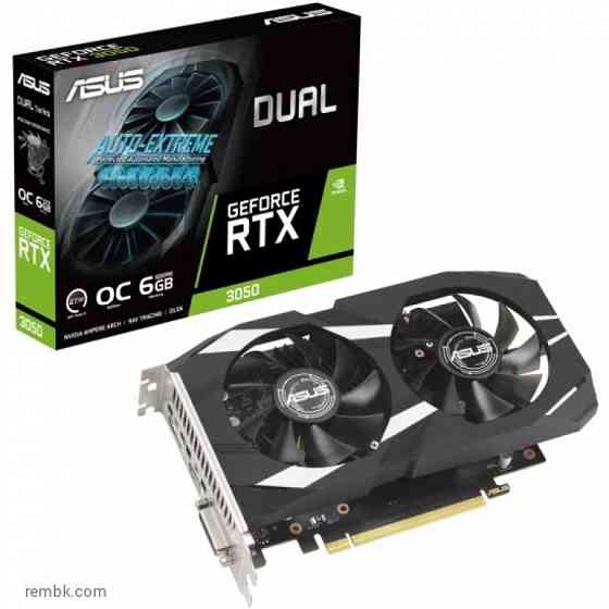 Видеокарта Asus GeForce RTX 3050 OC Dual 6G (DUAL-RTX3050-O6G) Макеевка