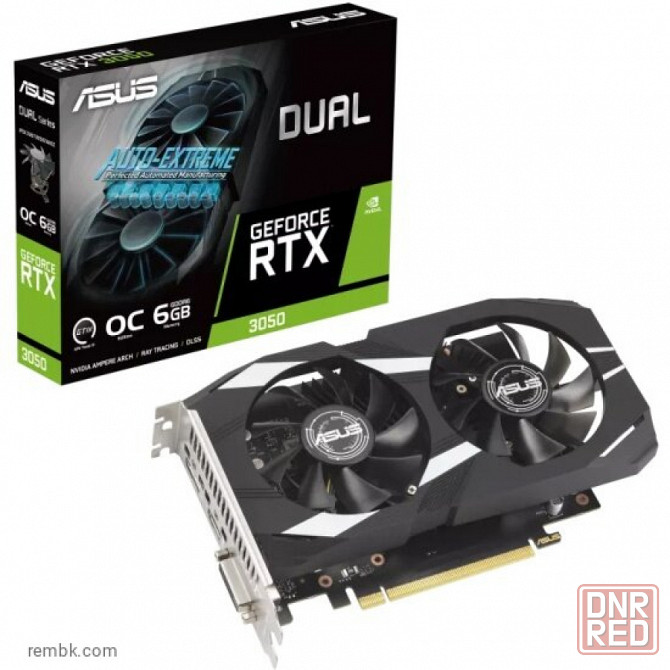 Видеокарта Asus GeForce RTX 3050 OC Dual 6G (DUAL-RTX3050-O6G) Макеевка - изображение 1