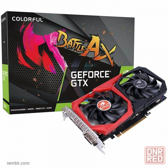 Видеокарта Colorful GTX 1650 EX 4GD6-V 4GB GDDR6 128bit DVI PD HDMI 2FAN RTL Макеевка - изображение 1