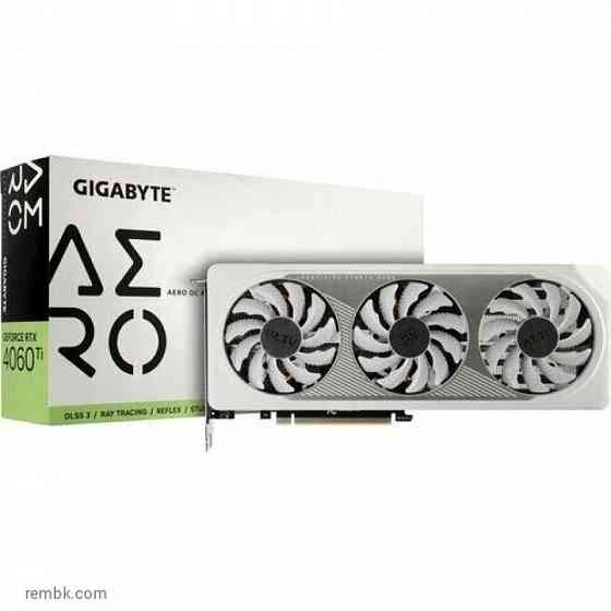 Видеокарта GeForce RTX 4060Ti 8Gb Gigabyte GV-N406TAERO OC-8GD Макеевка