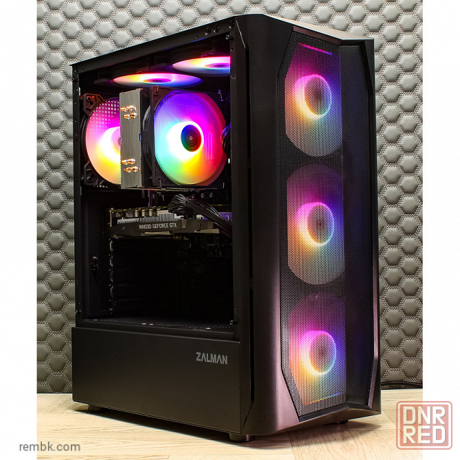 Игровой компьютер Byte-Wizard | Intel Core i3-13100F | 500W | SSD 480Gb | 16Gb | NVIDIA GTX 1650 | W Макеевка - изображение 1