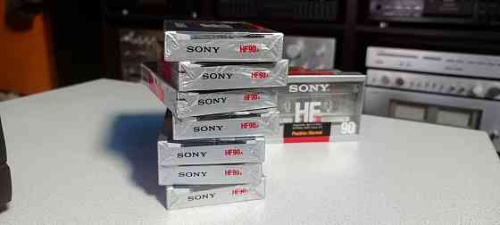 Новые Японские запечатанные аудиокассеты в идеальном состоянии. Sony HF90-Type-I. Донецк