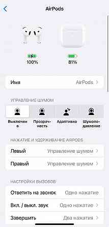 Наушники AirPods 4 от Apple с шумоподавлением Макеевка