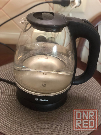 Чайник DELTA DL-1203 черный Донецк - изображение 1
