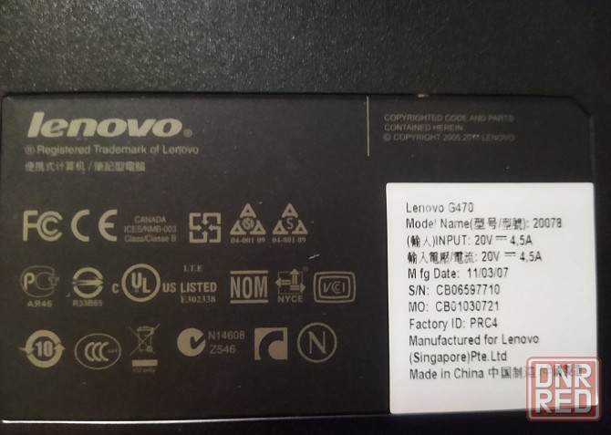 Ноутбук Lenovo G470 Макеевка - изображение 3