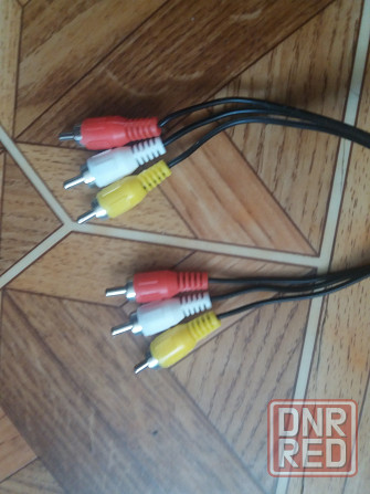 Аудио видео провод кабель тюльпани 3RCA-3RCA 102 см новий Донецк - изображение 2