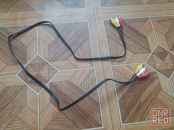 Аудио видео провод кабель тюльпани 3RCA-3RCA 102 см новий Донецк - изображение 1