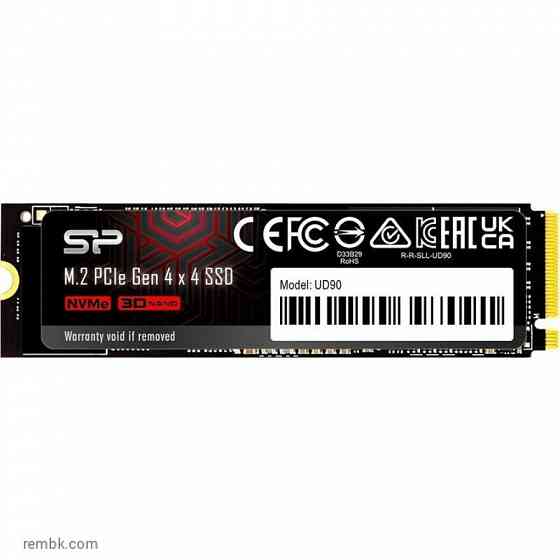 Накопитель ssd silicon power pci-e 4.0 x4 500gb sp500gbp44ud9005 m-series ud90 m.2 2280 по доступной Макеевка