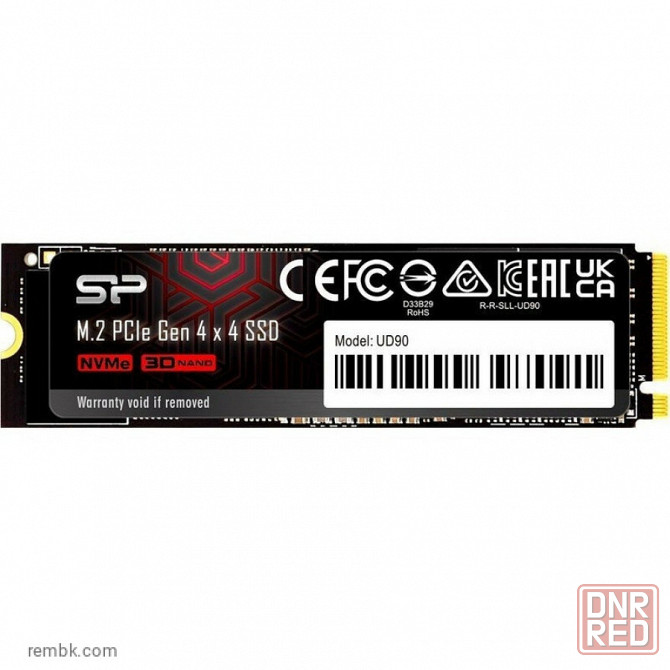 Накопитель ssd silicon power pci-e 4.0 x4 500gb sp500gbp44ud9005 m-series ud90 m.2 2280 по доступной Макеевка - изображение 1
