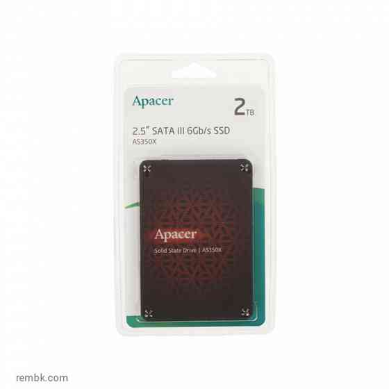 Твердотельный накопитель ssd 2.5" 2000 гб apacer as350x sata [ap2tbas350xr-1] | Гарантия Макеевка