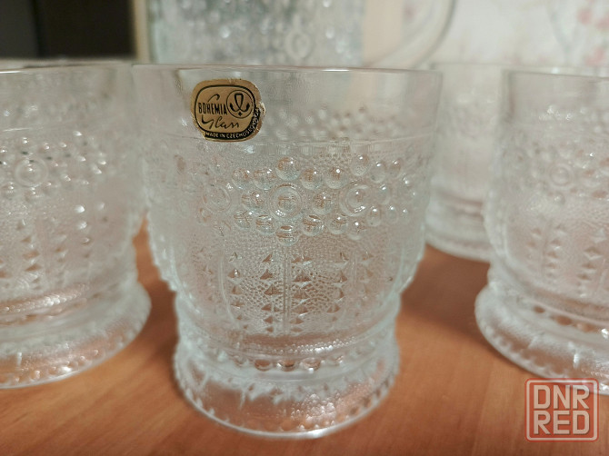 Продам набор Богемское стекло Донецк - изображение 1