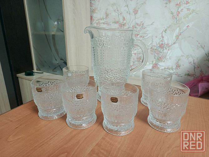 Продам набор Богемское стекло Донецк - изображение 3