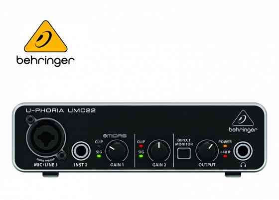 Внешняя звуковая карта Behringer U-Phoria UMC22 Донецк