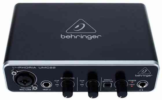 Внешняя звуковая карта Behringer U-Phoria UMC22 Донецк