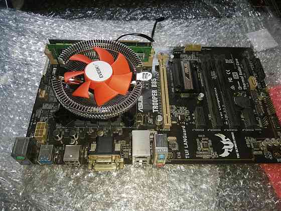 Комплект Core i5-4570 и плата Asus Trooper B85 с 16Гб памяти Горловка