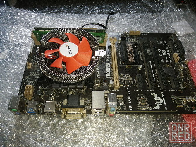 Комплект Core i5-4570 и плата Asus Trooper B85 с 16Гб памяти Горловка - изображение 1