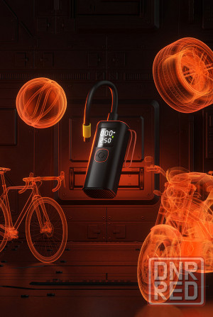 Беспроводной автомобильный компрессор + PowerBank + фонарь Донецк - изображение 5