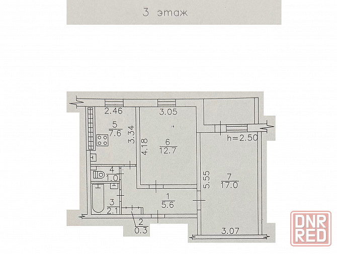 Продам 2-х ком. квартиру, 3/9 эт., 50 м.кв. - Донецк, ул. Политбойцов Донецк - изображение 2