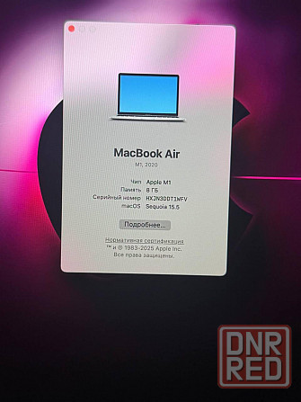 Продам MacBook Air 13,m1 8 \256 GB Space Gray Макеевка - изображение 5