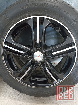 диски +летняя резина Kumho ecsta hs51 205/55 r16 Донецк - изображение 1