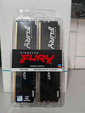 Оперативная память DDR5 Kingston Fury Beast 32GB (kit 2x16) 5200MHz Cl40 Донецк