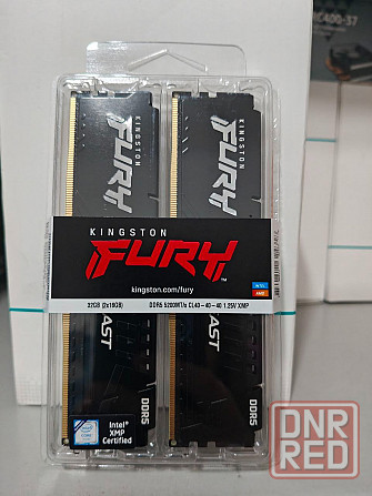 Оперативная память DDR5 Kingston Fury Beast 32GB (kit 2x16) 5200MHz Cl40 Донецк - изображение 1