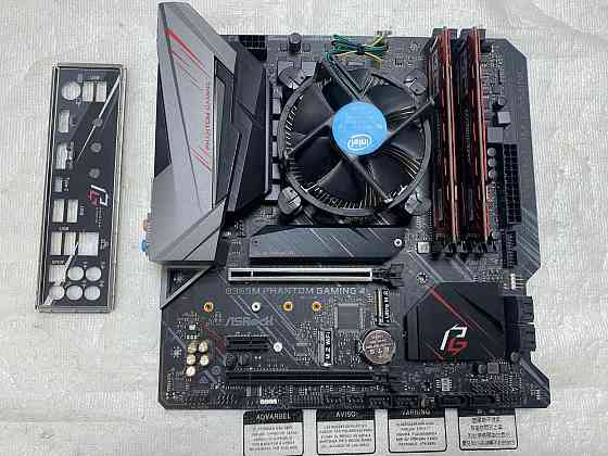 Комплект ASRock B365M Phantom Gaiming 4 Rev 1.01+проц intel i5-9400f+DDR 4 8+8gb 2666mHz Донецк