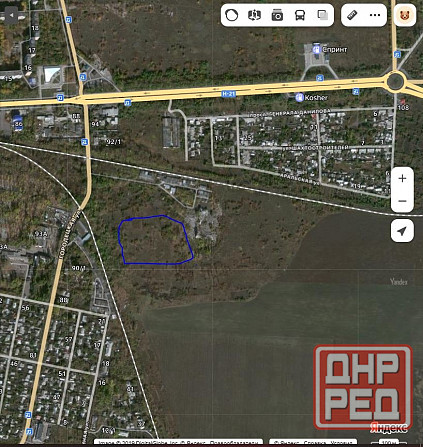 Участок 2 гектара Донецкое шоссе ,Макеевка Макеевка - изображение 1