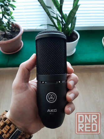 Cтудийный микрофон AKG P 120 + Arturia minifuse 1 + акустический экран + поп фильтр + паук Донецк - изображение 1
