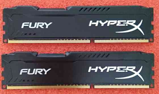 DDR3 4Gb + 4Gb 1333MHz - DDR3 8Gb Kingston HyperX - HX313C9FBK2/8 - Обмен на 40шт нерабочих озу - Донецк