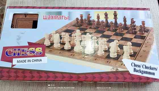 Шахматы, нарды, шашки 3 в 1 Макеевка