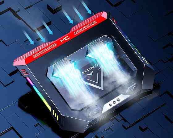 Охлаждающая подставка для ноутбука с RGB-подсветкой Донецк